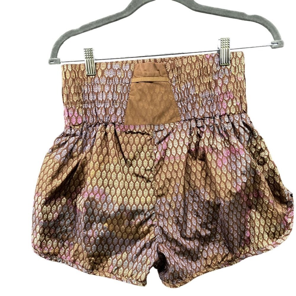 Free People Movement Running Shorts Womens Large L Active Lined Boho High Rise - Picture 2 of 11